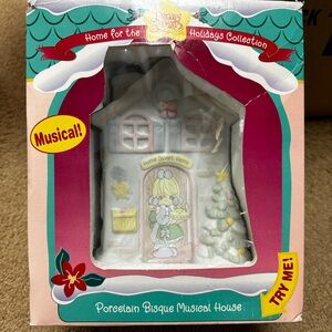 Precious Moments- Porcelain Bisque Musical House